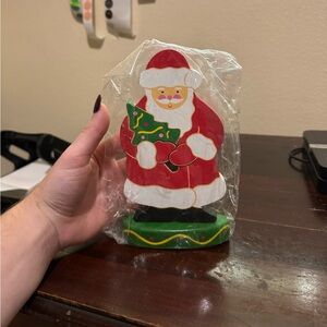 Vintage American Greetings Santa Holiday Figure Home Decor NWT